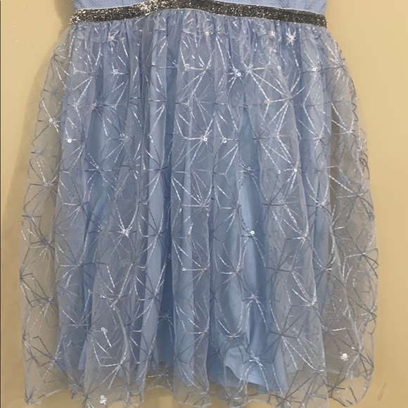 ♦️ NWT D-Signed Frozen 2 Floral Lace Skater Dress L - Picture 6 of 8